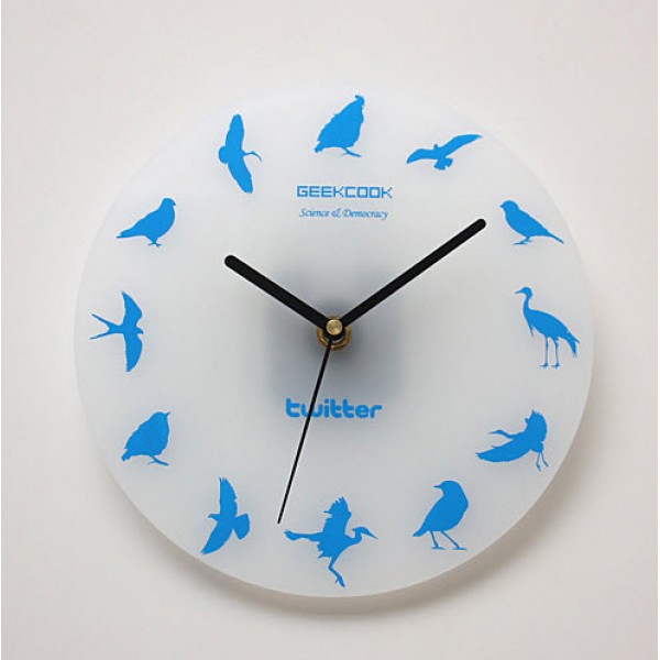  Twitter Birds Clock